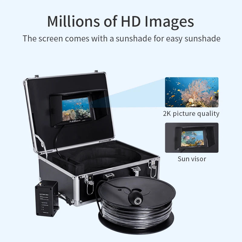 100m Digital Water Well Camera IP68 Outdoor Underwater Inspection Came ...